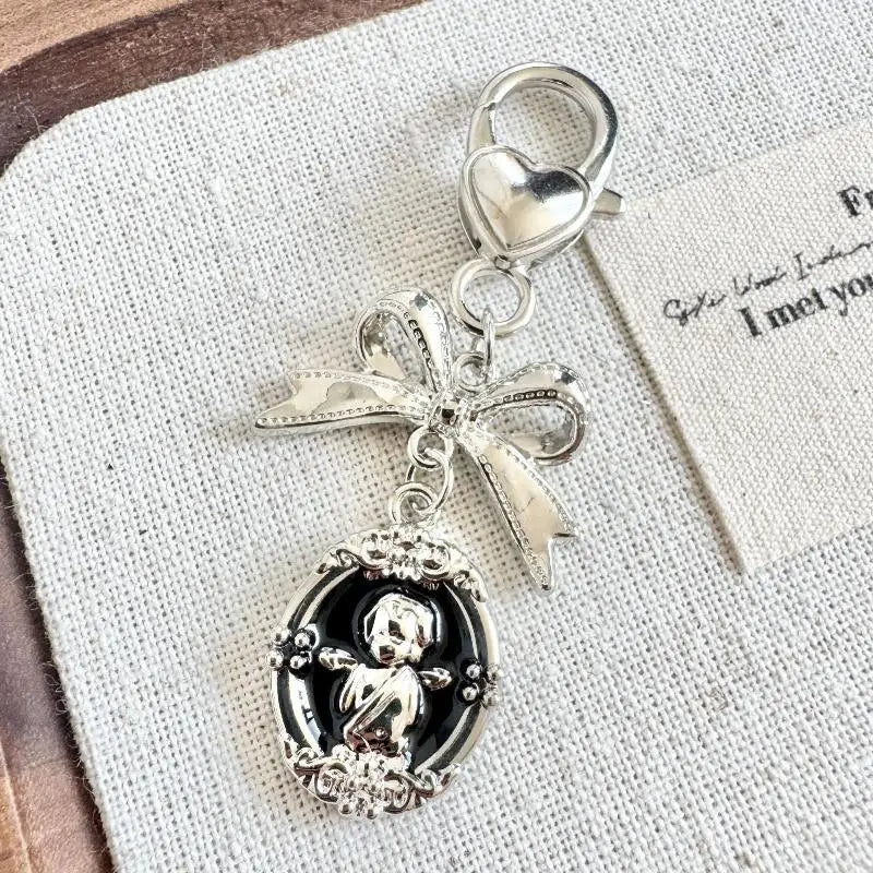 Cherub Cameo Clip-On Charm