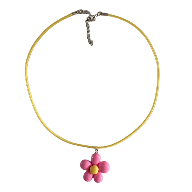 y2K Flower Pop Necklace