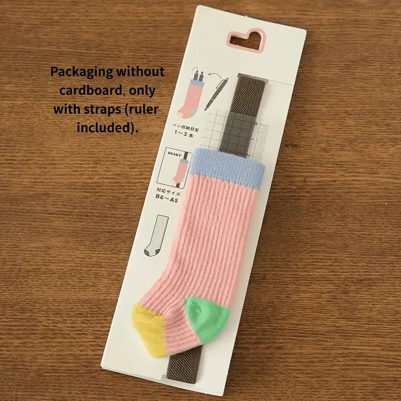 Sock Shaped Pen and Pencil Holder