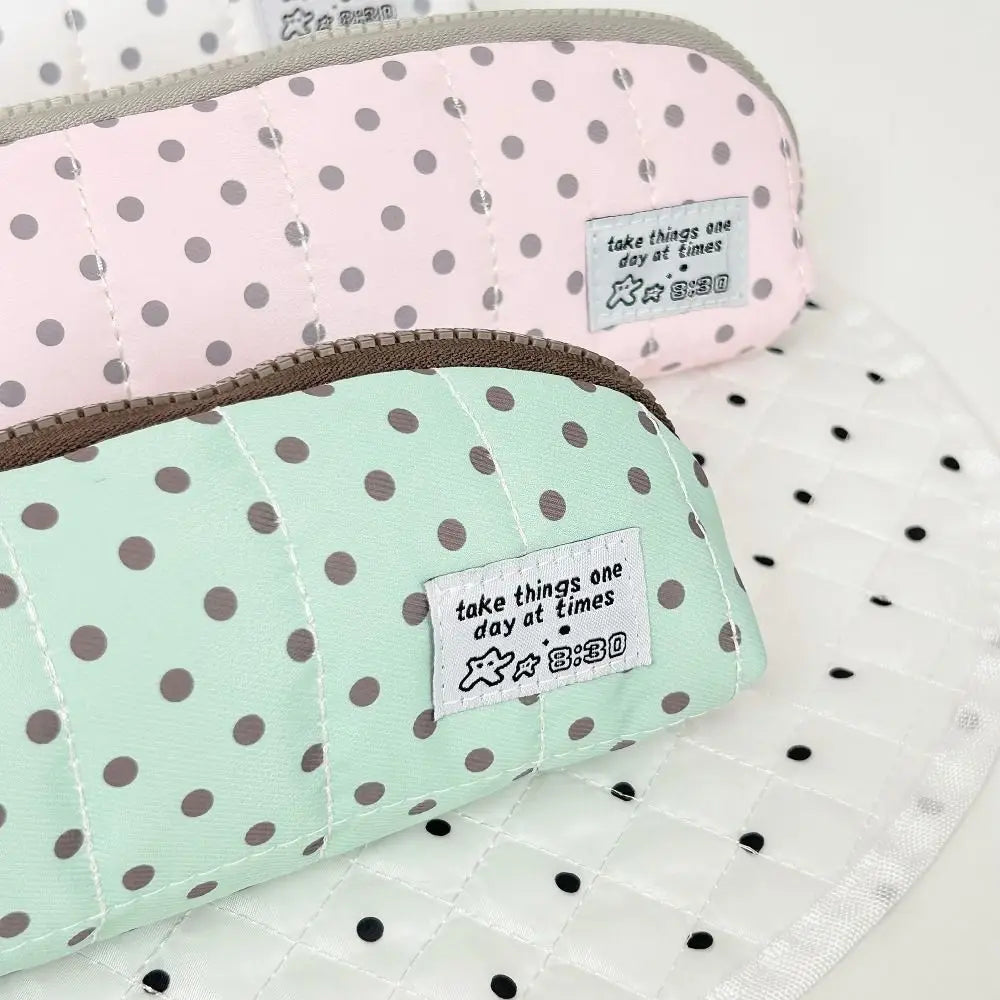 Pastel Polka Dot Pencil Case