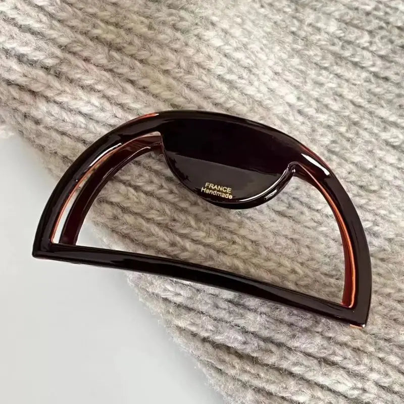 Geometric Hair Claw Clip