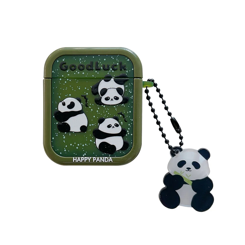 Lucky Panda Bear AirPods Charger Case Cover