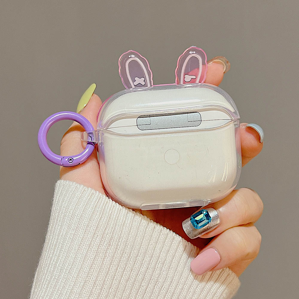 Cute Cat Collage AirPods Charger Case Cover With Ears (2 Designs)