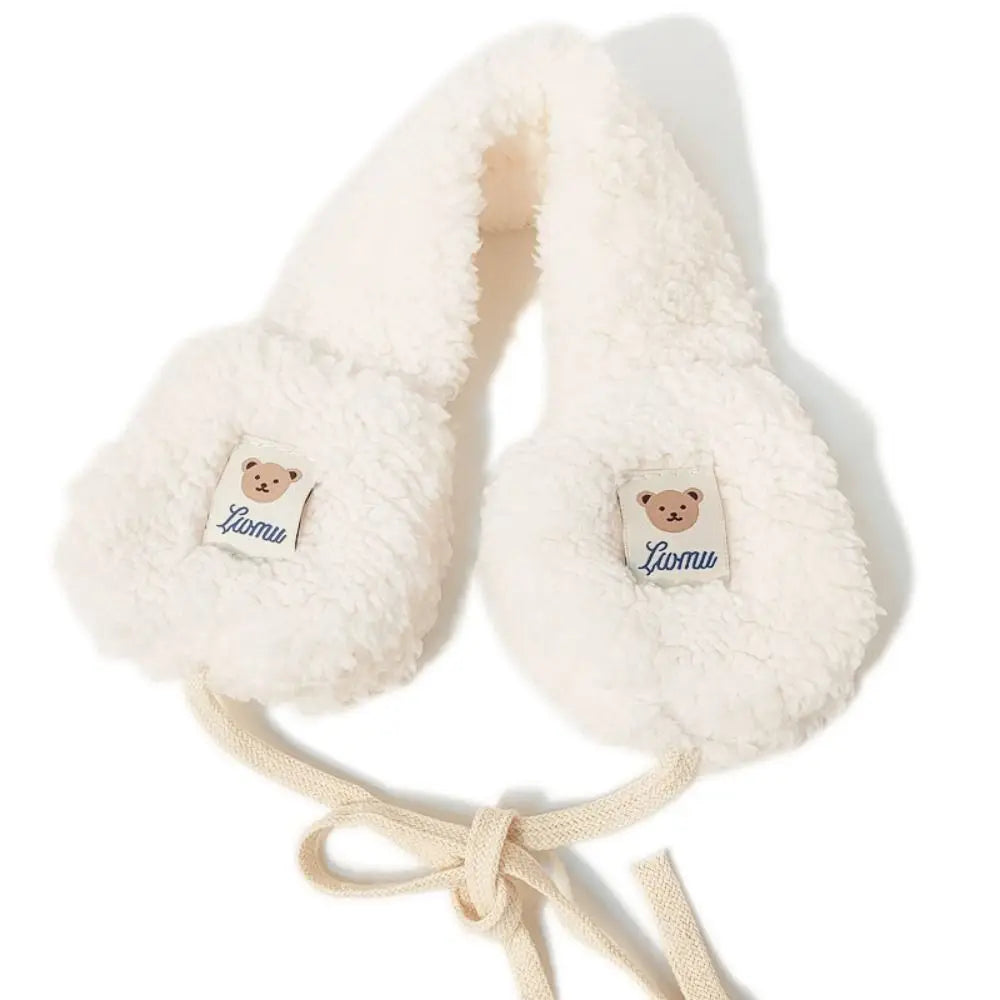 Teddy Bear Tie-On Earmuffs
