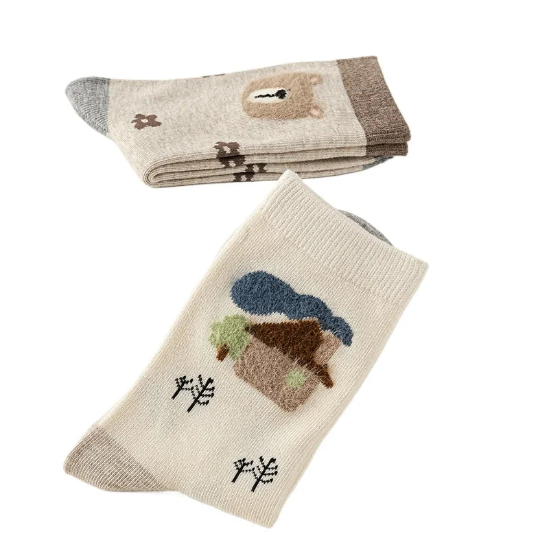 Animal Crew Socks (set of 5)