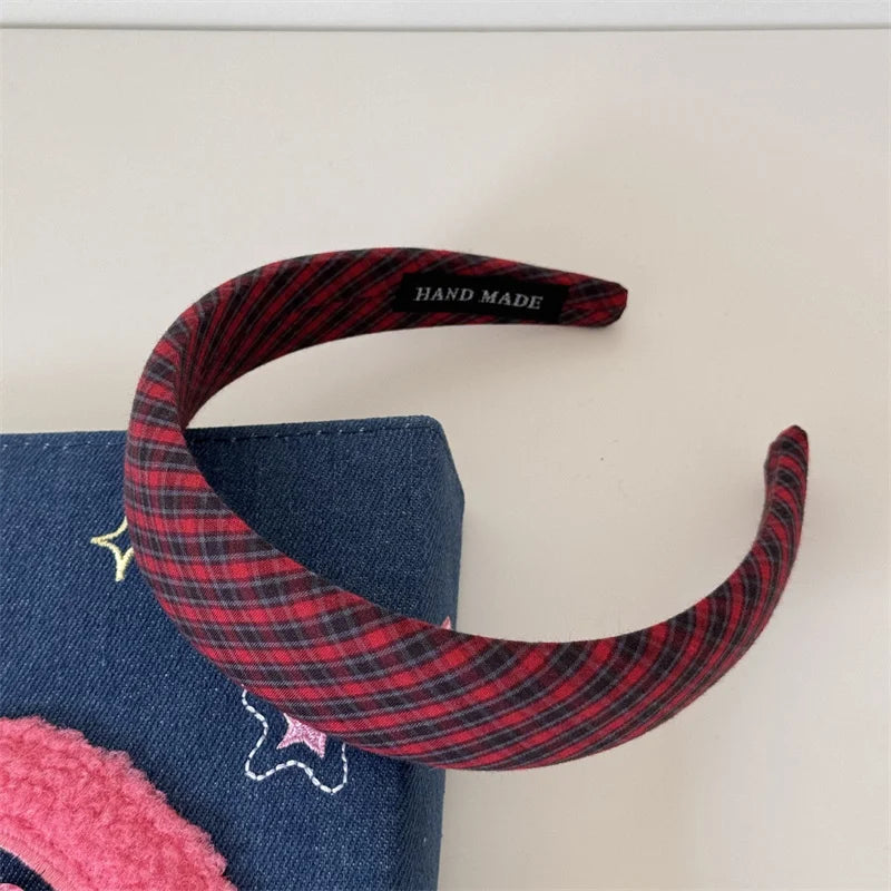 Private School Check Headband