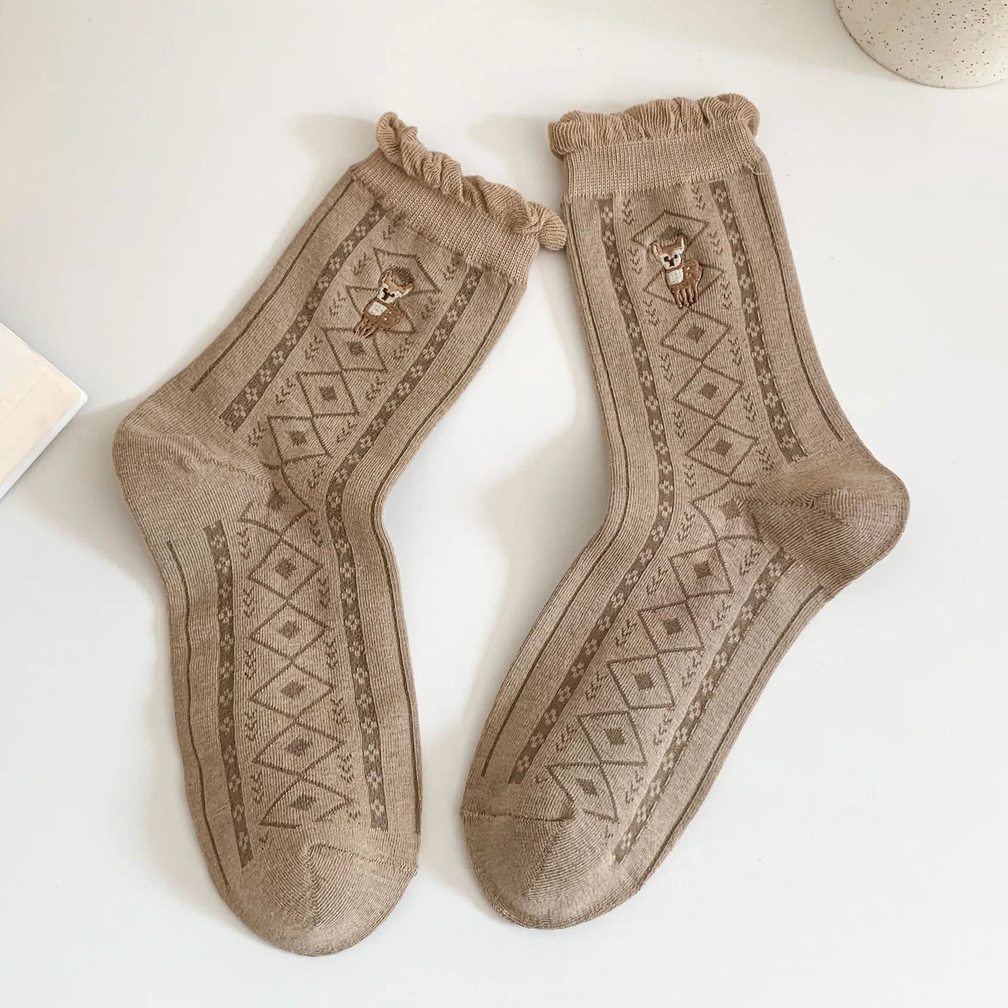 Rustic Crew Socks