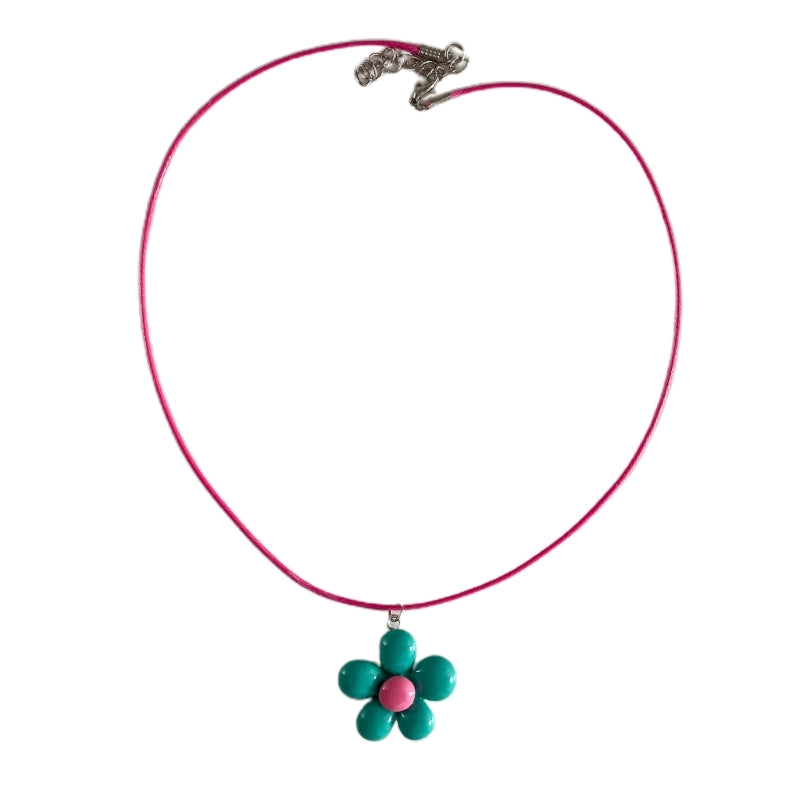 y2K Flower Pop Necklace