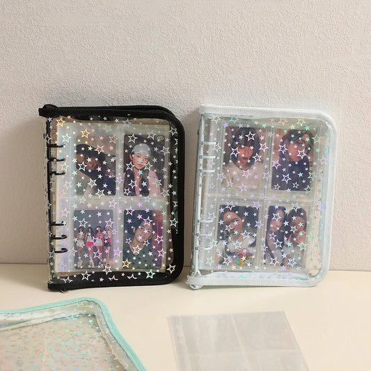 A5 Iridescent Star Ring Binder