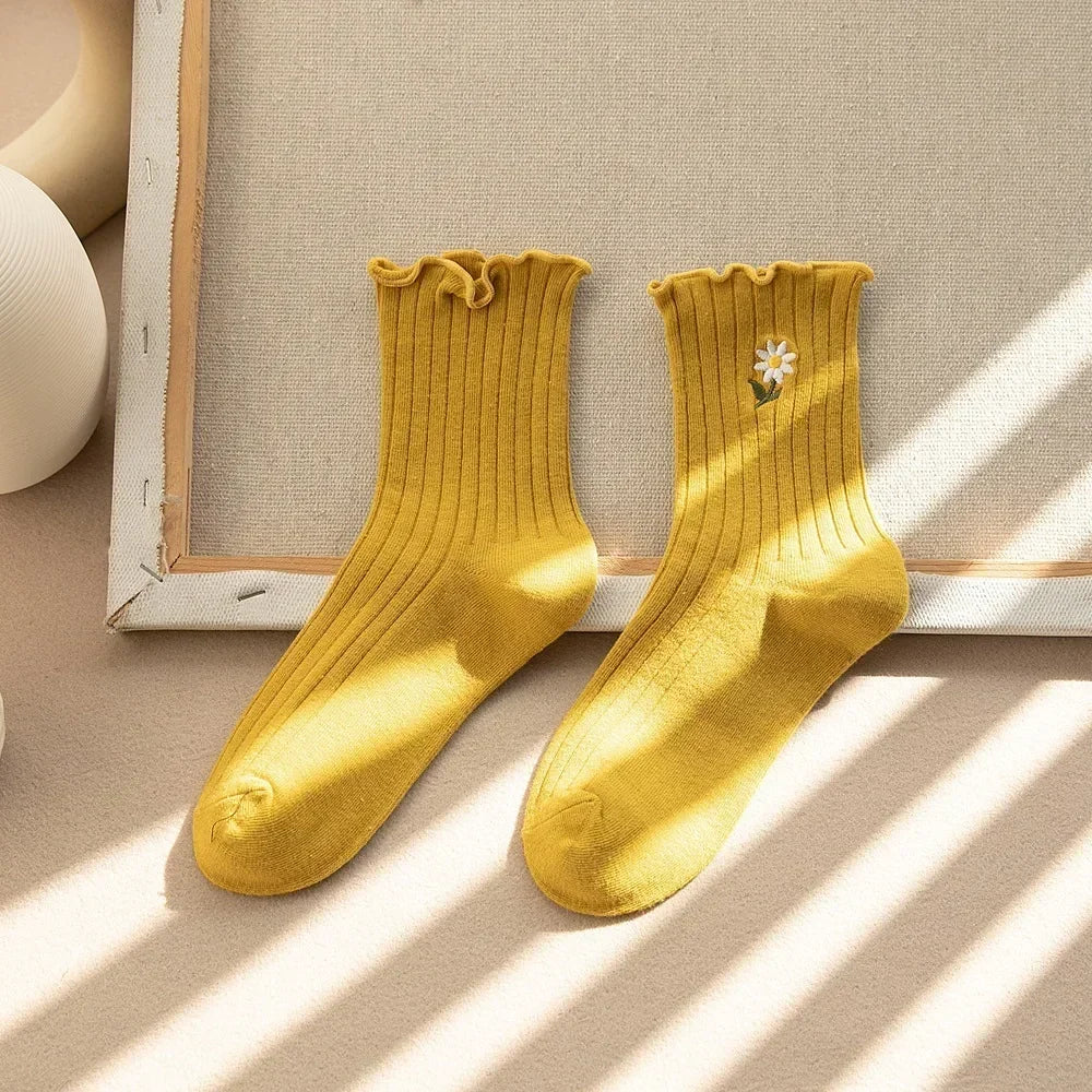 Flower Power Crew Socks