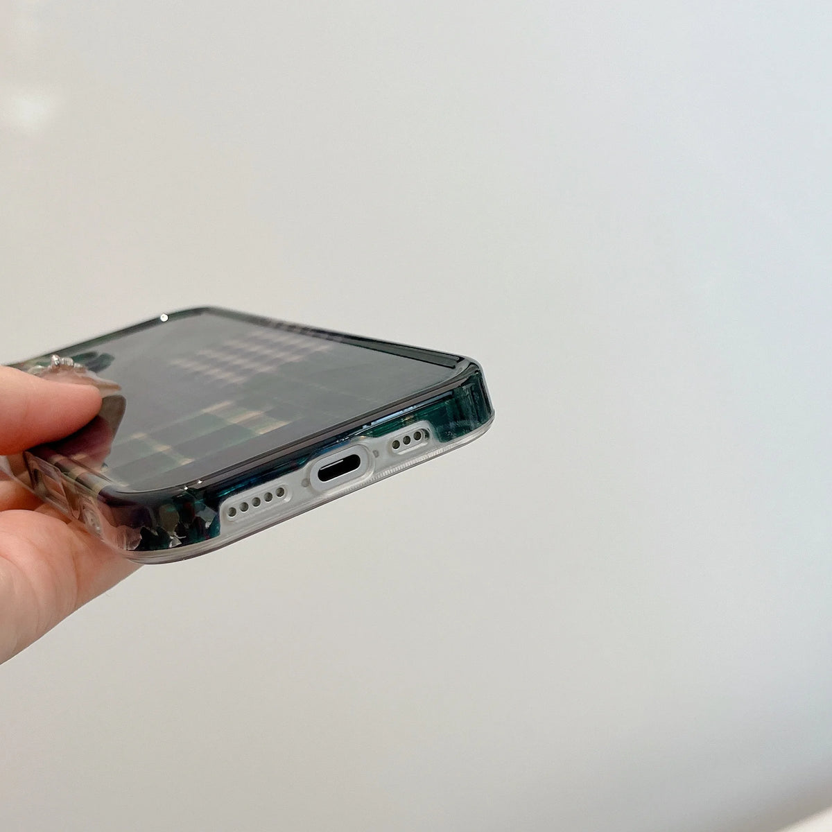 Glossy Patchwork iPhone Case