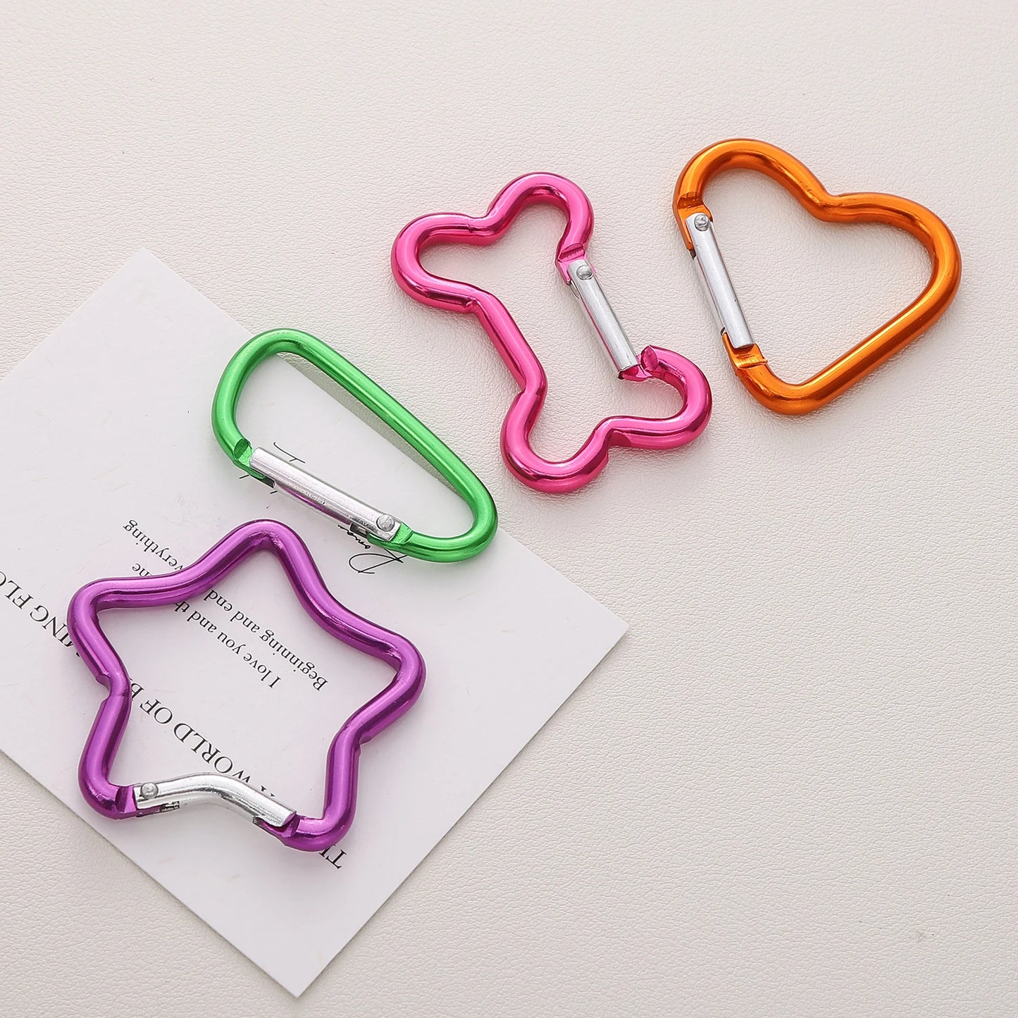 Multicolor Fun Shape Carabiner Clip - Ice Cream Cake