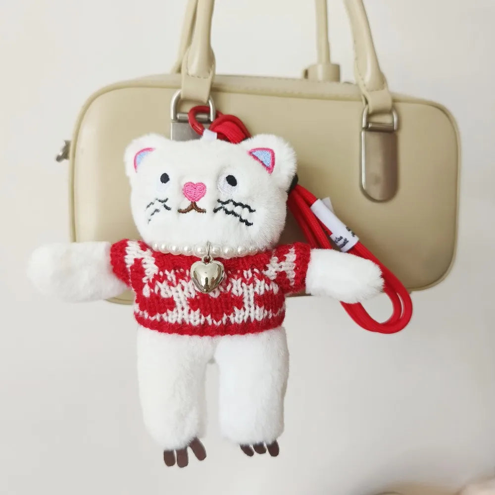 Fashion Cat Plush Keychain (14 Designs)