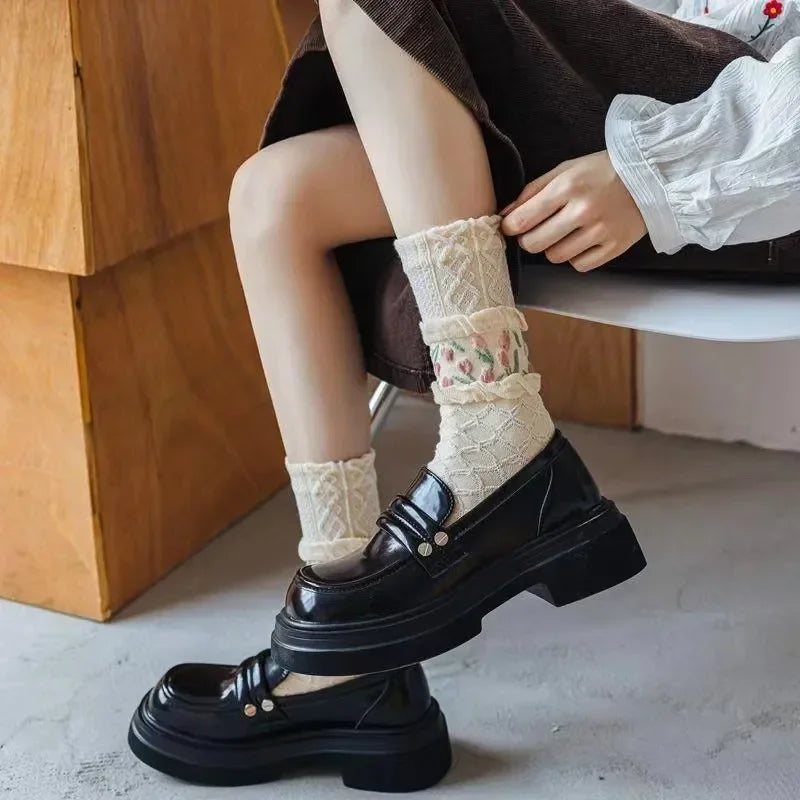 Flower Power Crew Socks