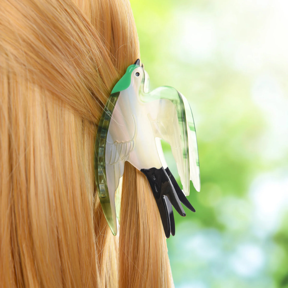 Glossy Acrylic Sparrow Hair Claw Clip