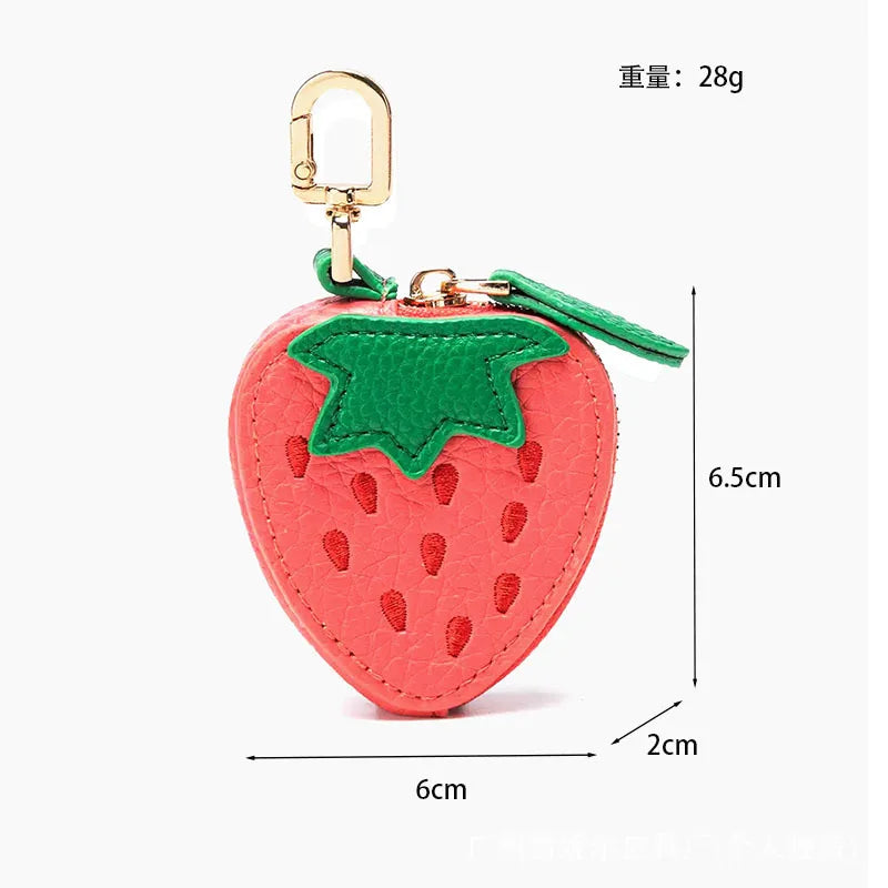 Fruit Shaped Mini Zipper Purse