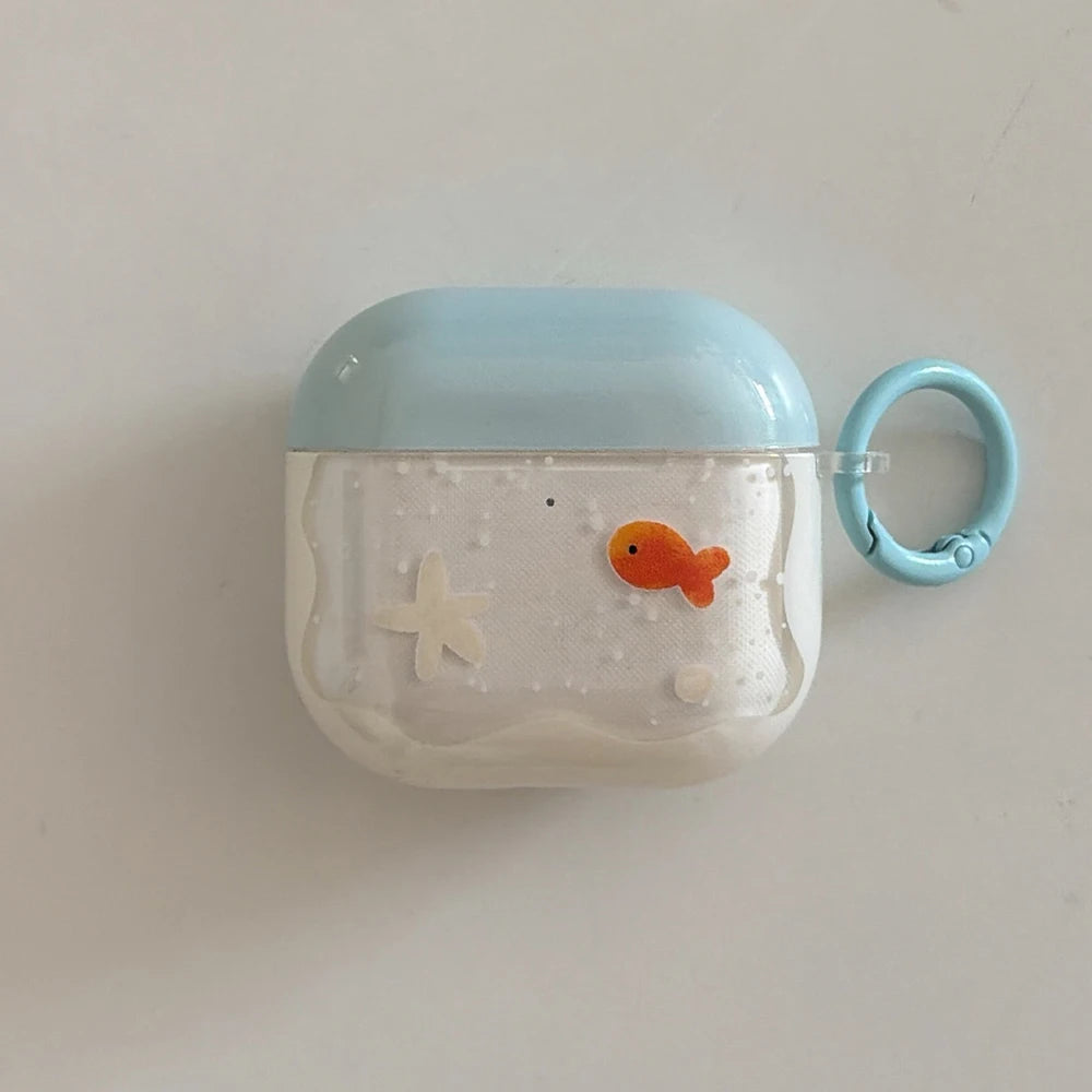 Goldfish Clip-On AirPods Charger Case Cover