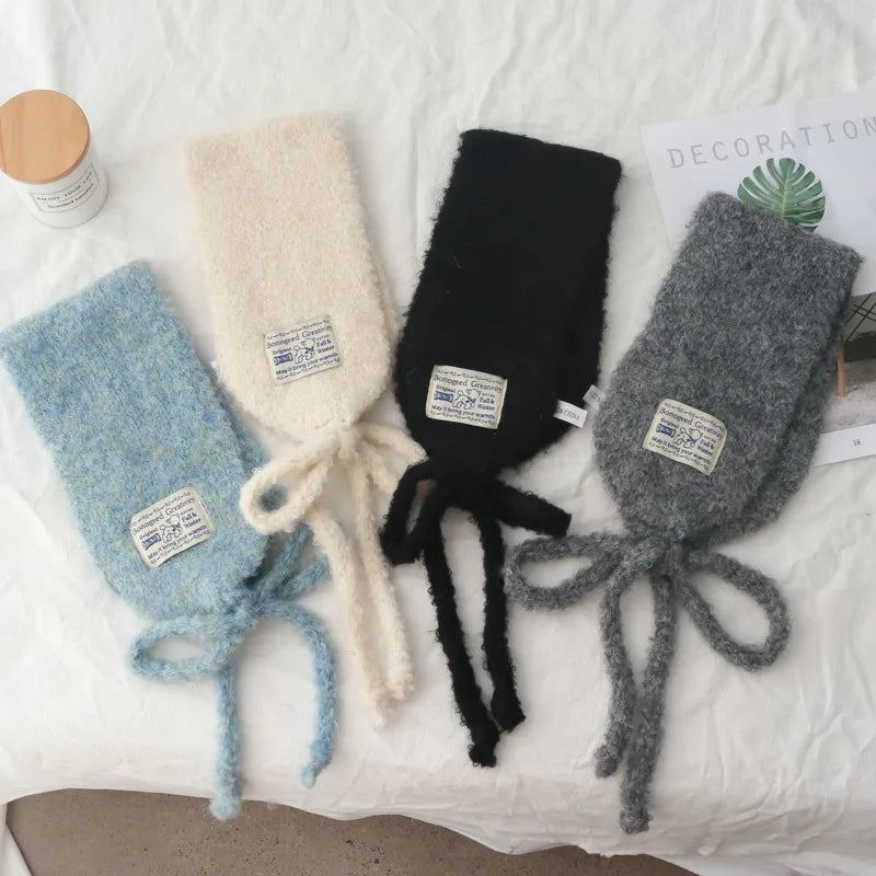 Textured Earmuff Bonnet