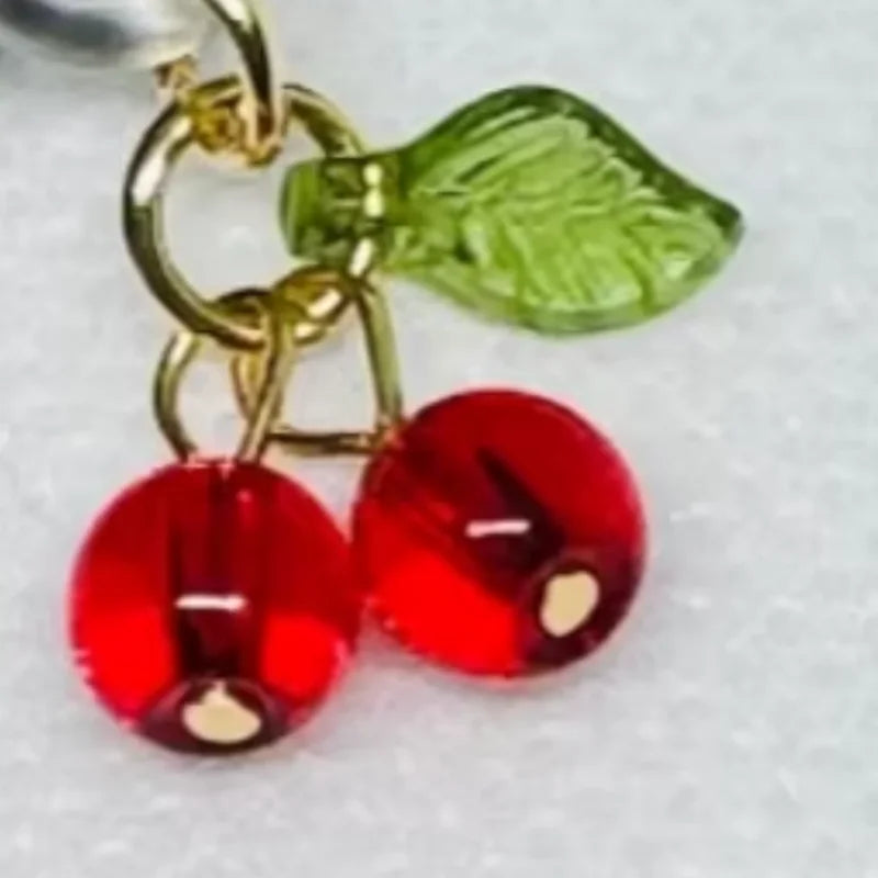 Glossy Cherry Dust Plug Charm