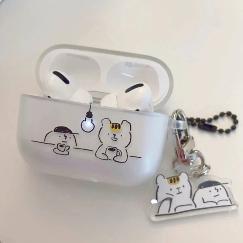 Coffee Bear AirPods Charger Case Cover
