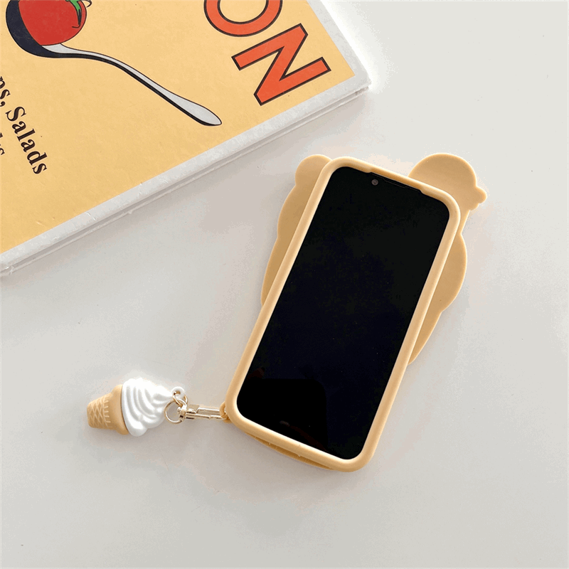 3D Duck Ice Cream iPhone Case