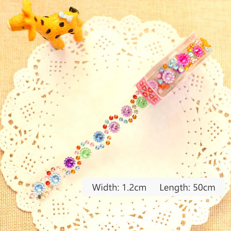 3D Sparkling Gem Sticker Roll