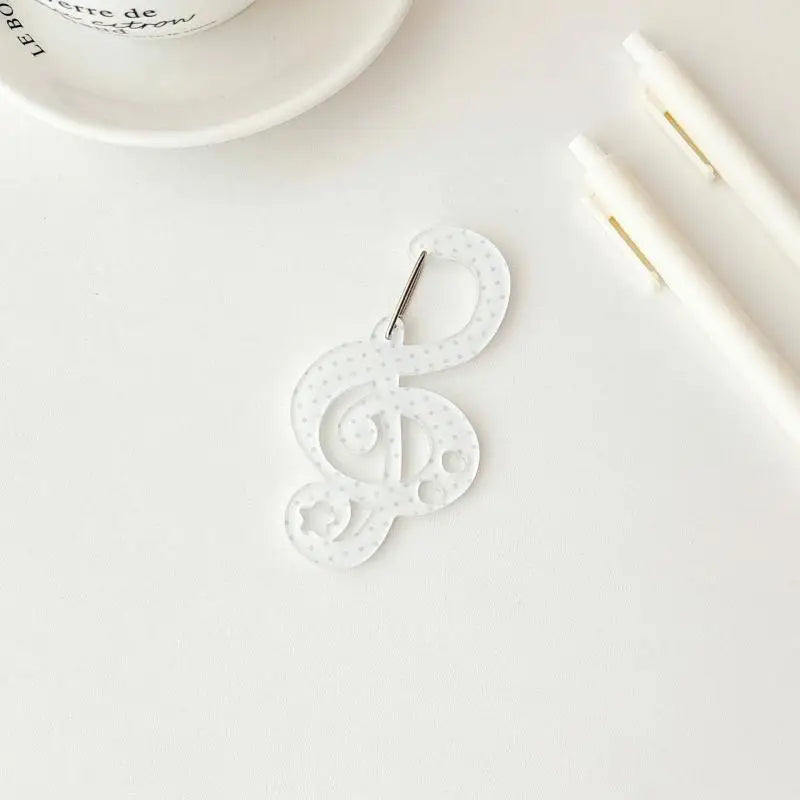 Polka Dot Musical Note Clip