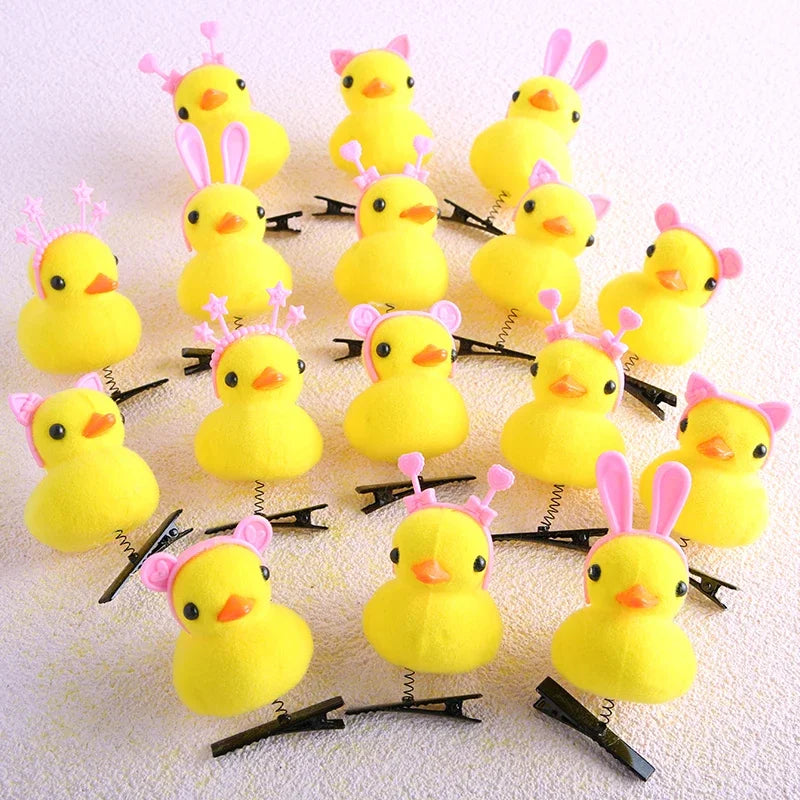 Rubber Ducky Mini Hairclip Set