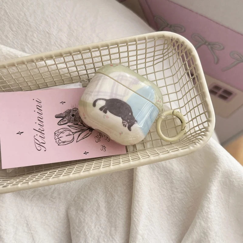 Lazy Cat AirPods Charger Case Cover