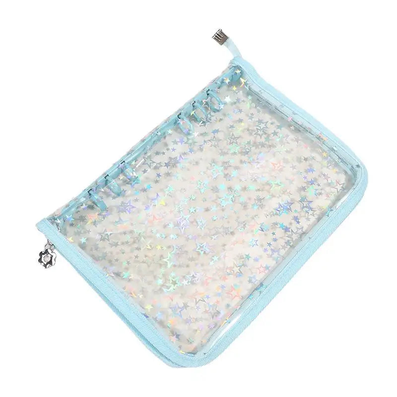 Star Glitter Photo Card Ring Binder