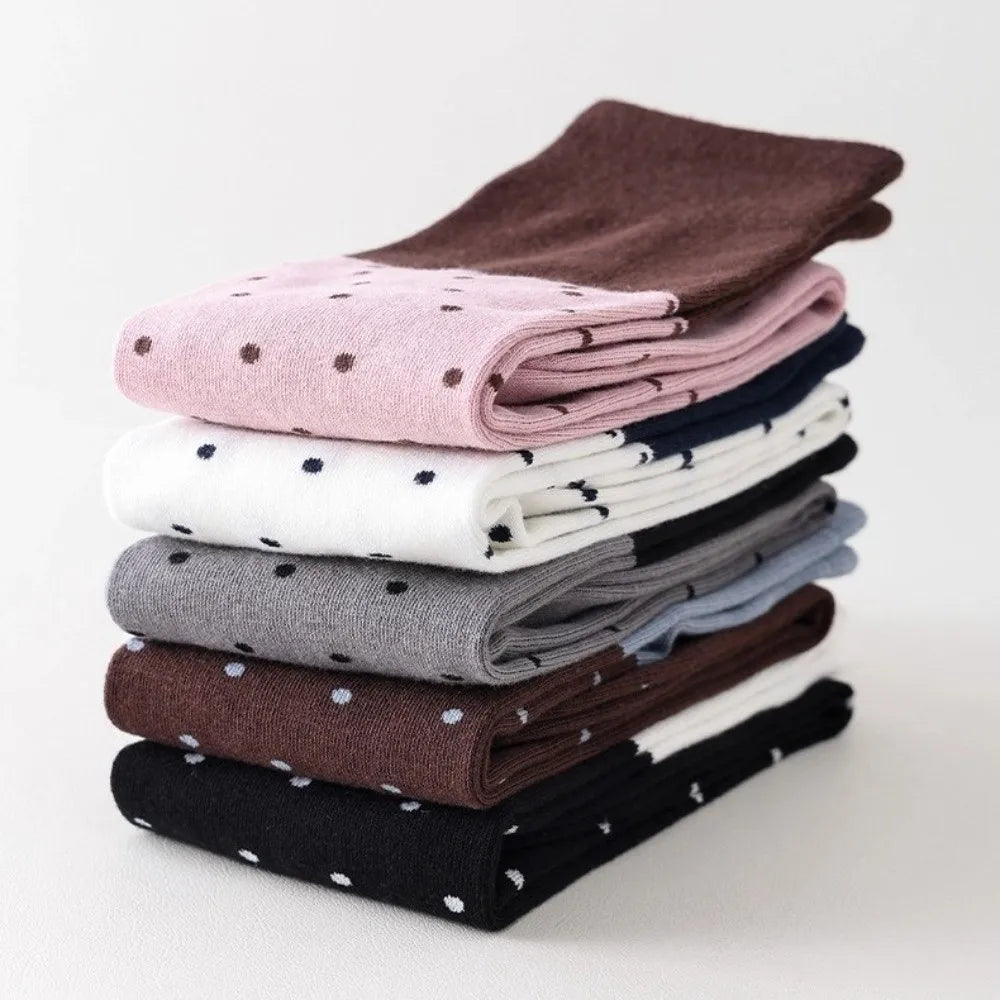 Polka Dot Colourblock Socks