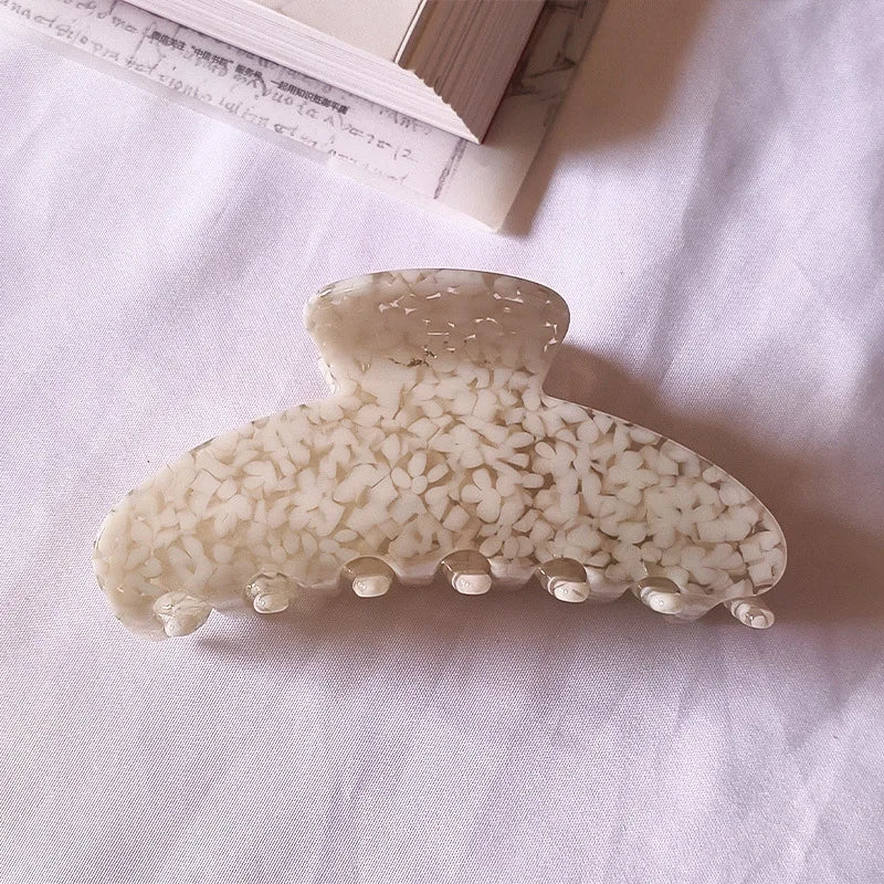 Rustic Pattern Hair Claw - Ice Cream Cake
