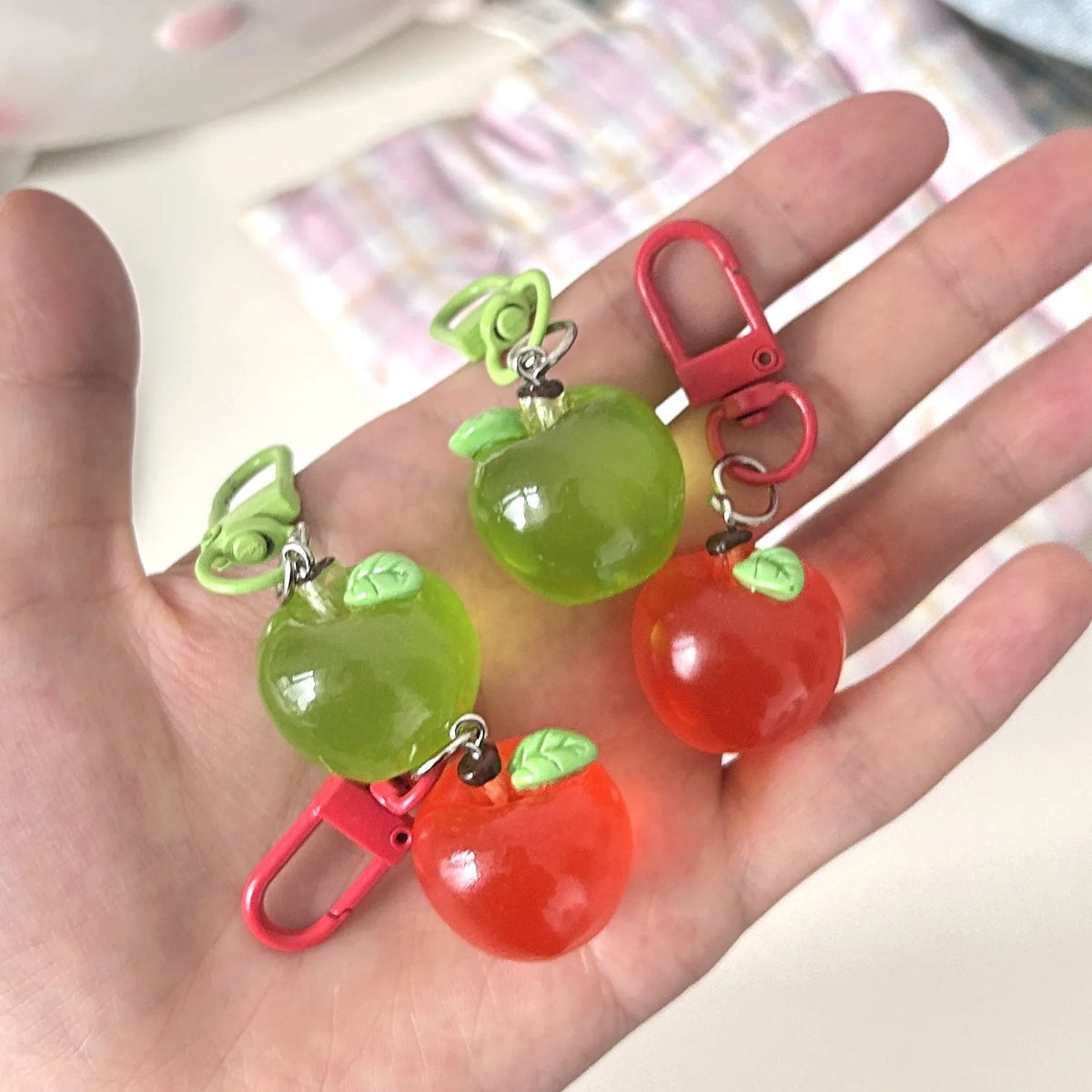Candy Apple Clip-On Charm
