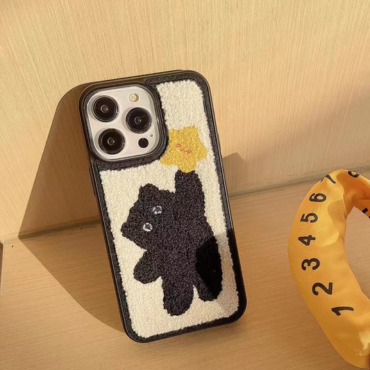 Plush Star Cat iPhone Case