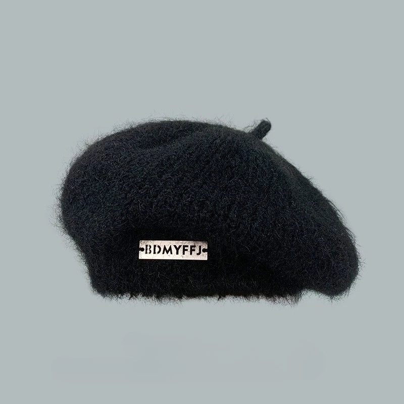 Fuzzy Beret hat