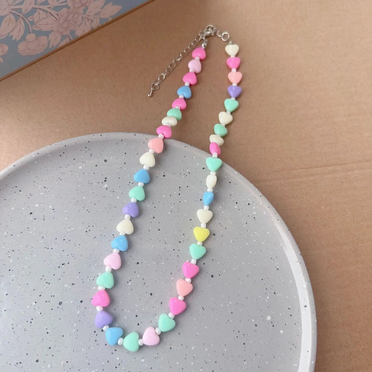 Candy Hearts Choker Necklace