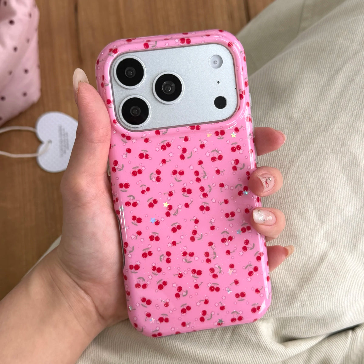Cherry Pattern iPhone Case