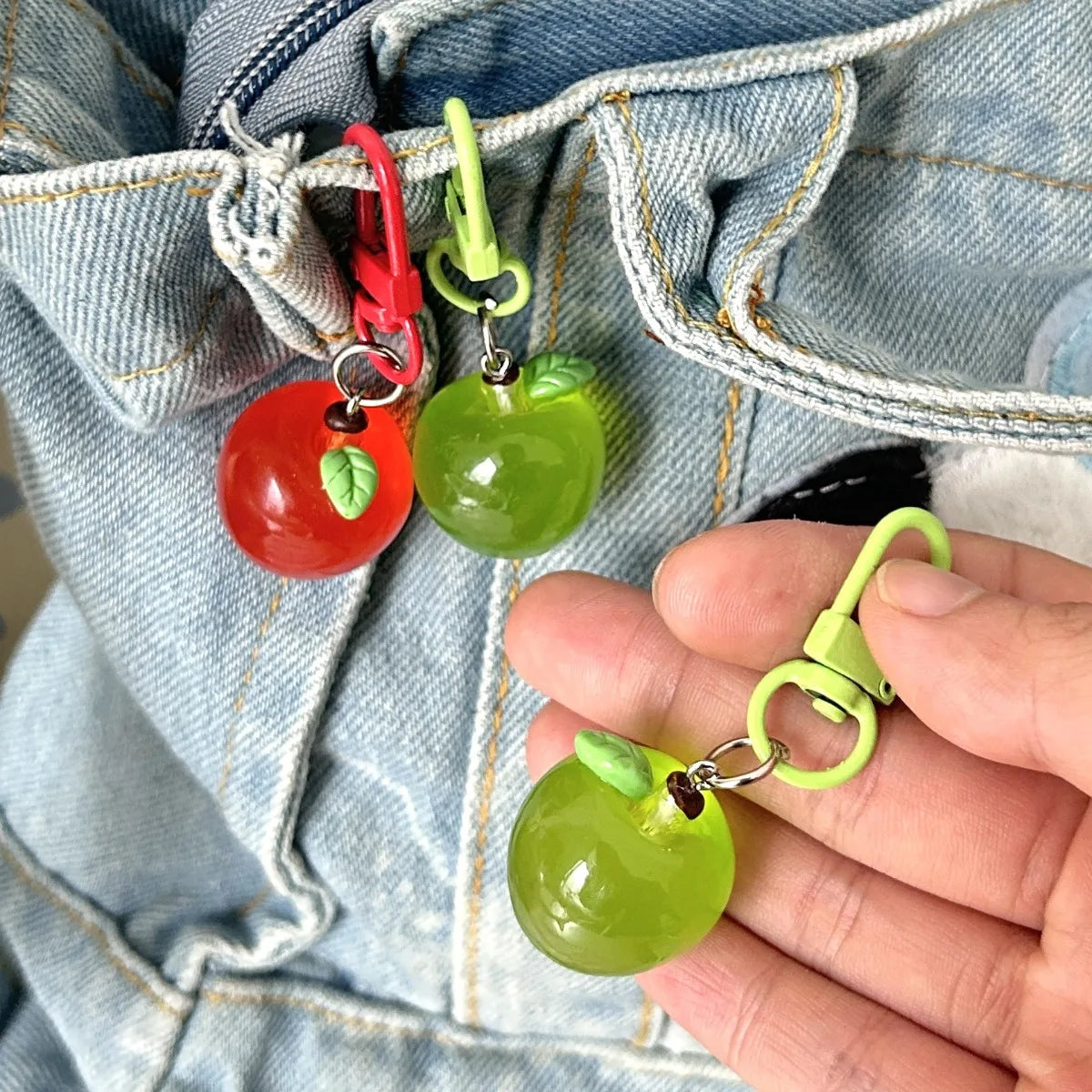 Candy Apple Clip-On Charm