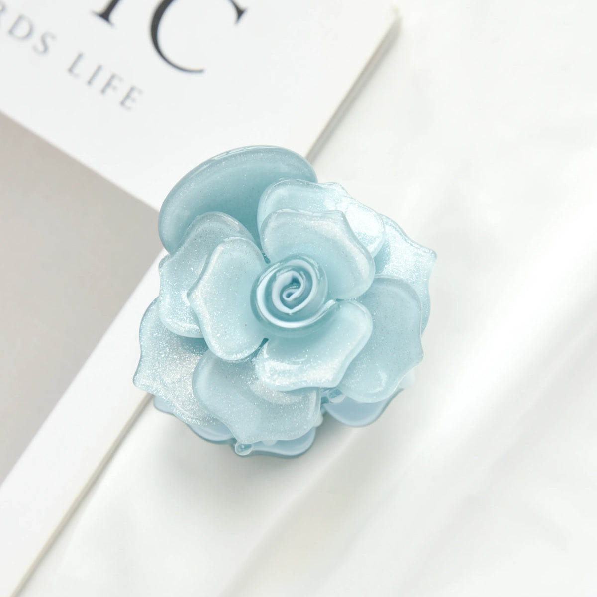 Camellia Hair Claw - Ice Cream Cake