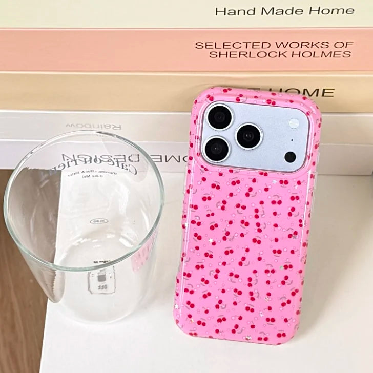 Cherry Pattern iPhone Case