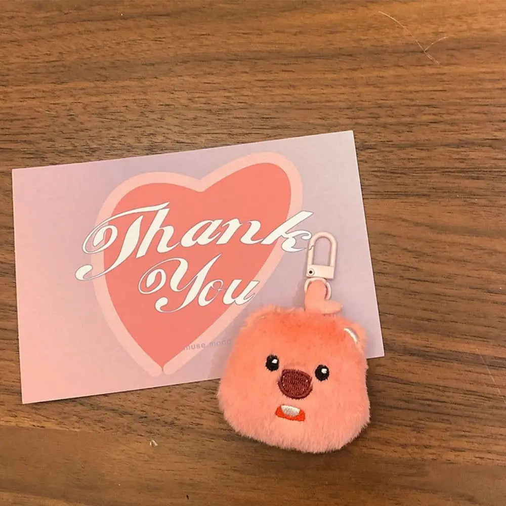 Cartoon Plush Doll Pendant Cute Bunny Brooch Doll Bear Frog Bag Pendant Diy Keychain - Ice Cream Cake