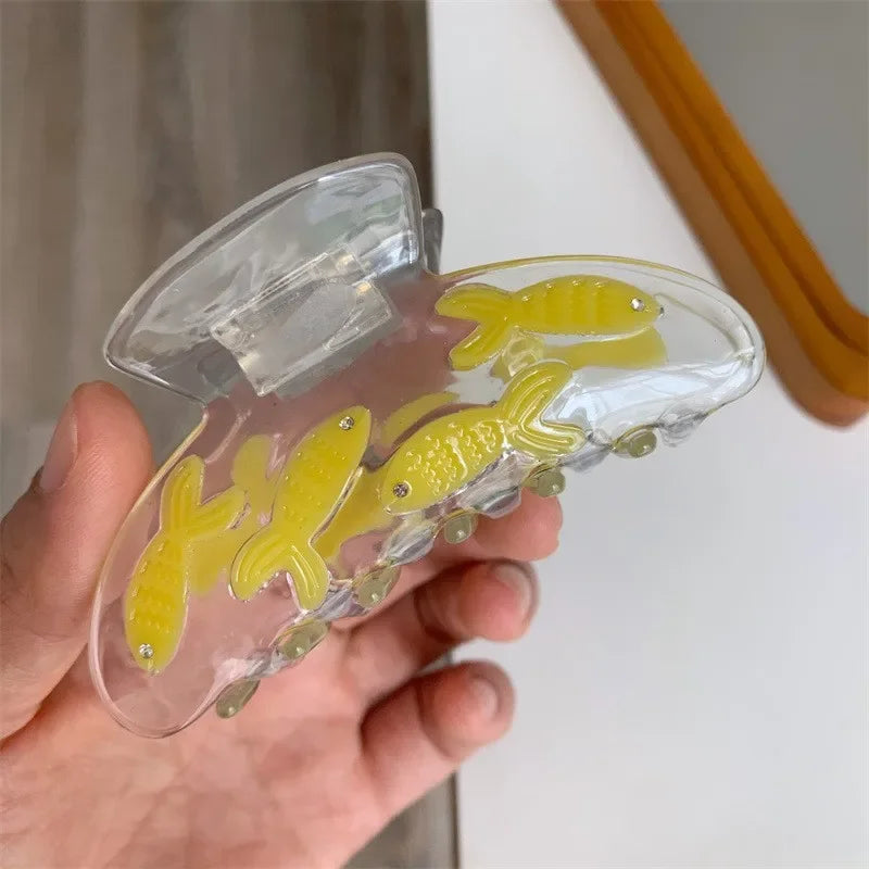Aqua Friends Hair Claw - Ice Cream Cake