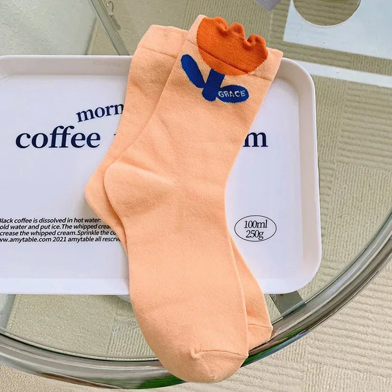 Flower Power Crew Socks