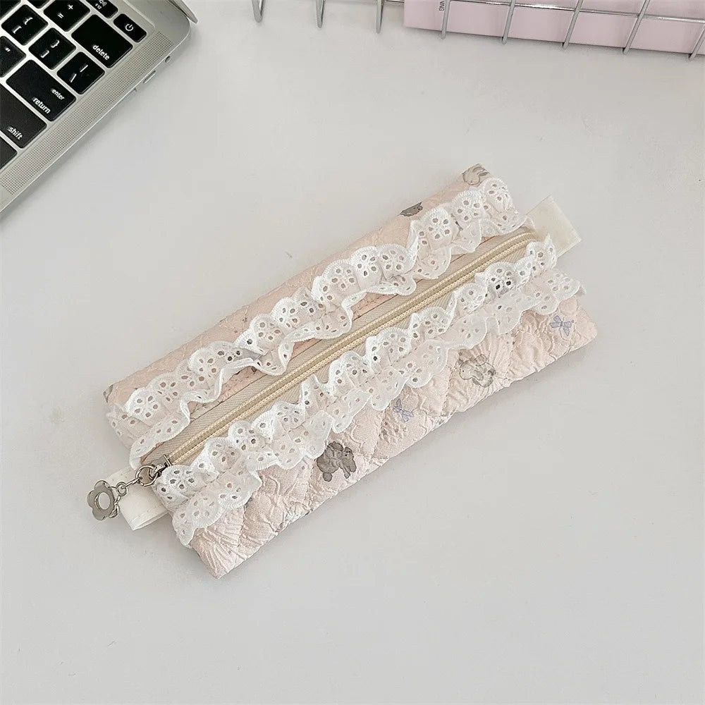 Quilted Cottagecore Pencil Case