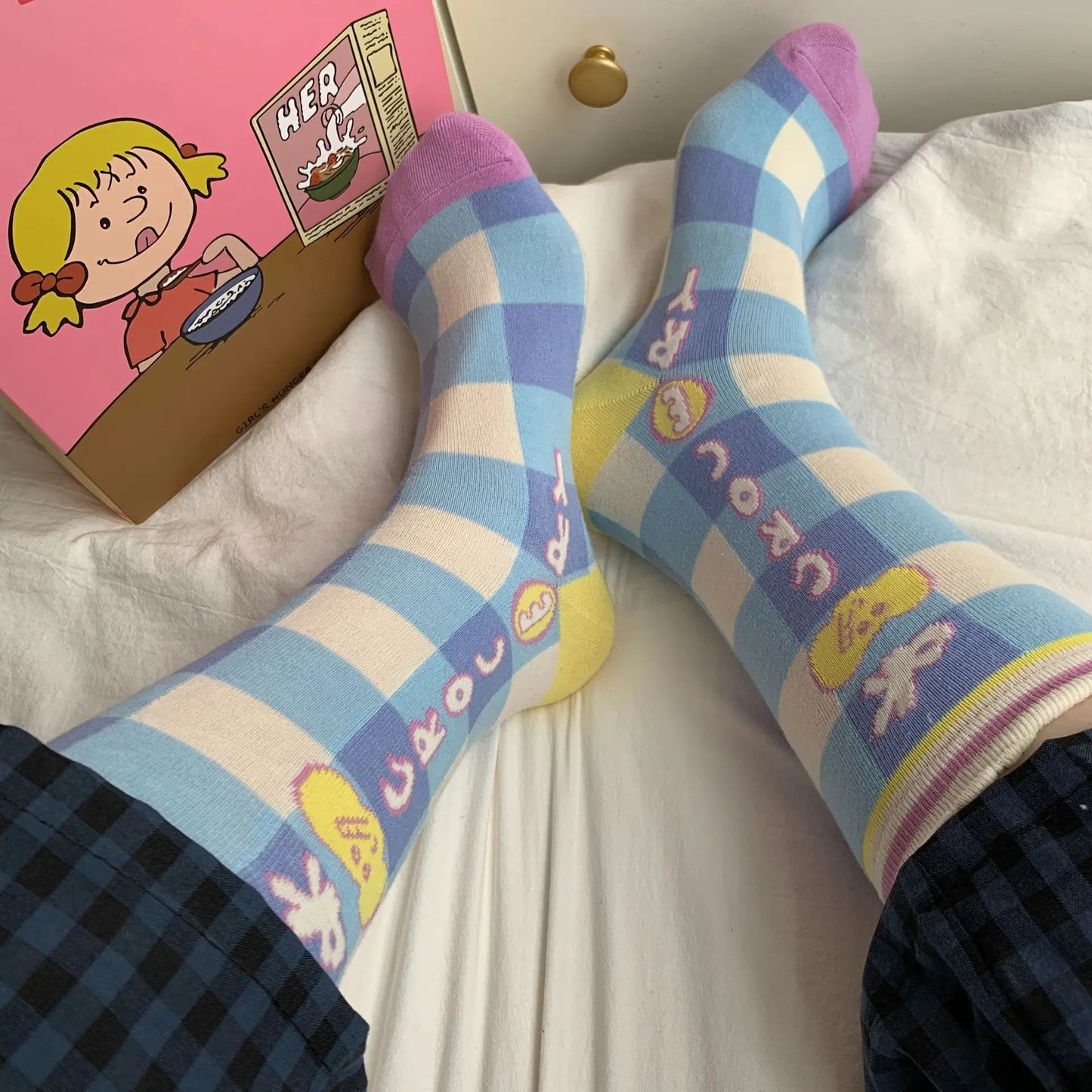 Fun Pattern Crew Socks