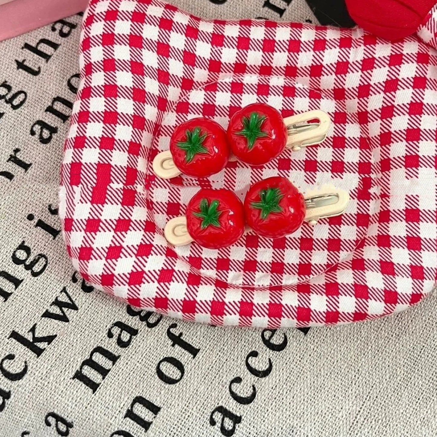 Tomato Hair Clip