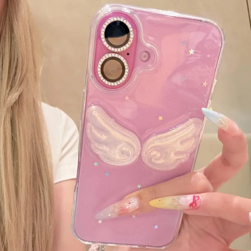 y2K Angel Wings iPhone Case