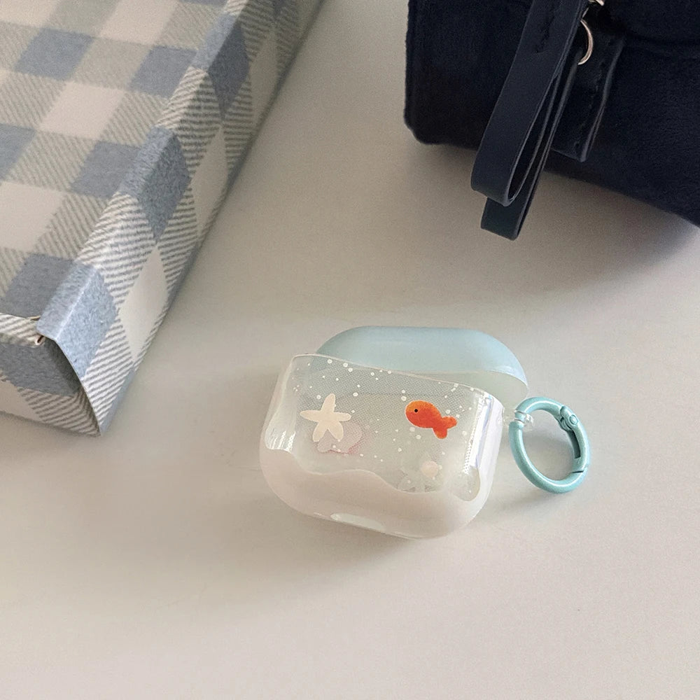 Goldfish Clip-On AirPods Charger Case Cover
