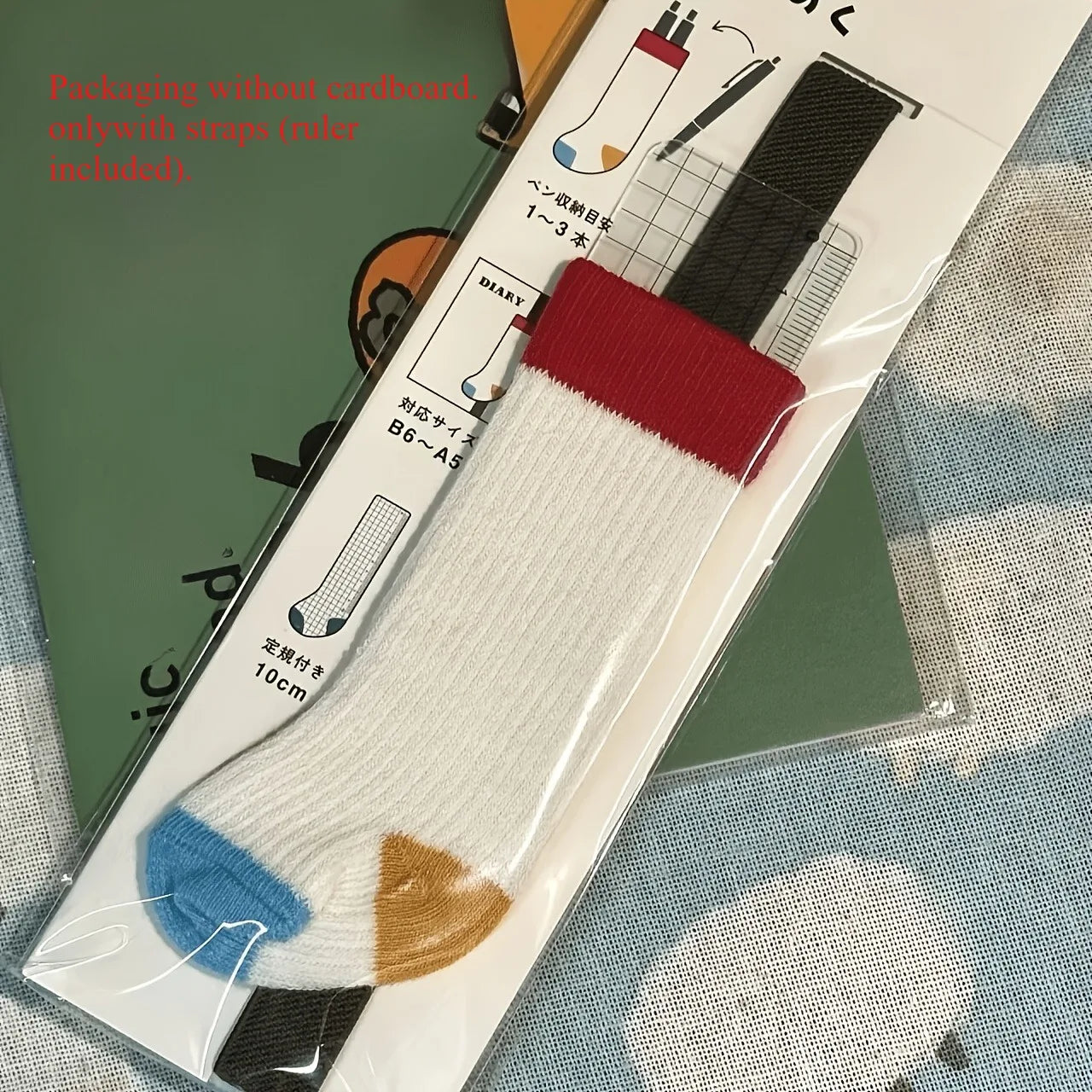 Sock Shaped Pen and Pencil Holder