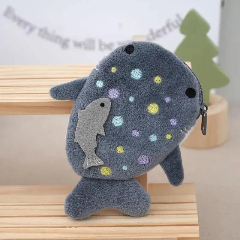 Plush Whale Shark Coin Purse (8 Colours) - Ice Cream Cake
